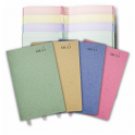 Bloc PARA NOTAS      papel reciclado color y cinta srt.colores ( disponible en 2 tamaños )