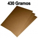 CARTON KRAFT LINER 430 gr Paquete de 50 hojas ( disponible en 3 tamaños )