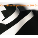 CARTULINA NEGRO INTENSO MATE / BLANCA  -  240 gr ( disponible en 4 tamaños )