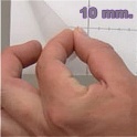 CARTON PLUMA 10 mm. ADHESIVO - PRECISION en Caja ( disponible en 2 tamaños )